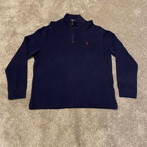 Polo Ralph Lauren Navy Blue Quarterzip Size XL